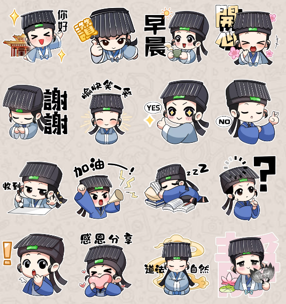 道博士WhatsApp貼圖包