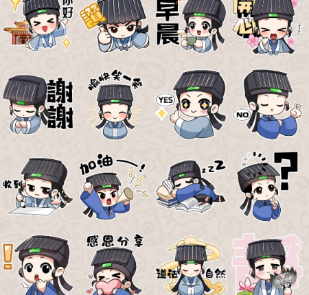 道博士WhatsApp貼圖包